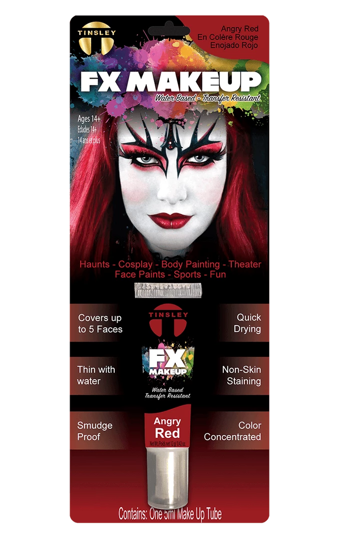 Tinsley Angry Red FX Face Paint