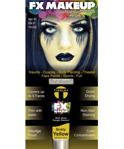 Tinsley Transfers Accessories Sickly Yellow FX Face Paint