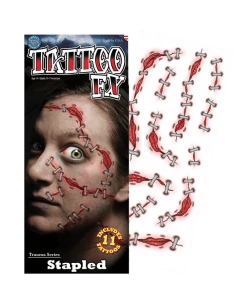 Tinsley Transfers Stapled Trauma Tattoo Accessory Accessories