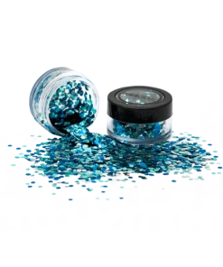 PaintGlow Hen Party Blue Mix Bio Chunky Glitter