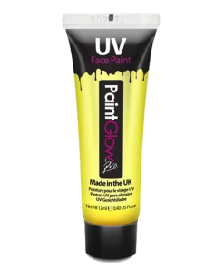 PaintGlow Neon Yellow UV Face And Body Paint
