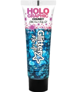 PaintGlow Blue Chunky Glitter Body Gel Hen Party