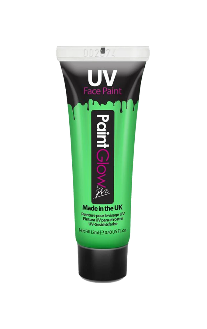 PaintGlow Green UV Face & Body Paint