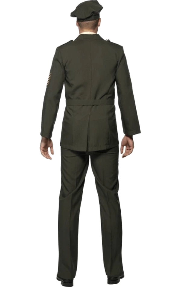 Smiffys Adult Men's Wartime Officer Costume