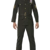 Smiffys Adult Men's Wartime Officer Costume