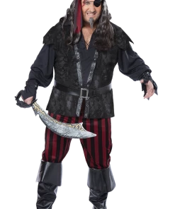 California Costumes All Mens Costumes Ruthless Rogue Plus Size Pirate Costume