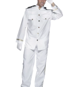 Smiffys All Mens Costumes Naval Whites Costume