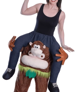 Bristol Novelty All Mens Costumes Monkey (Piggy Back)