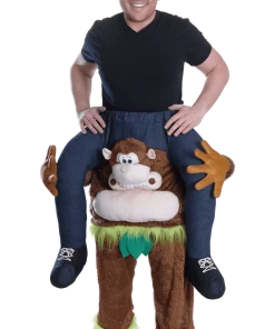 Bristol Novelty All Mens Costumes Monkey (Piggy Back)