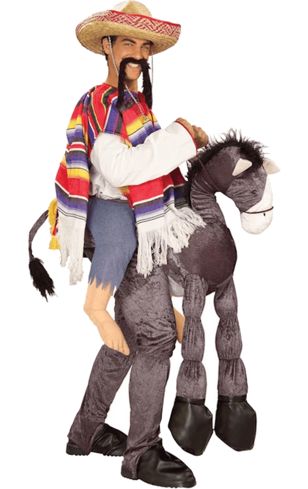 Bristol Novelty Adult Hey Amigo Mexican With Donkey Costume All Mens Costumes