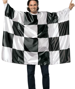 Rasta Imposta All Mens Costumes Checkered Flag Tunic Costume