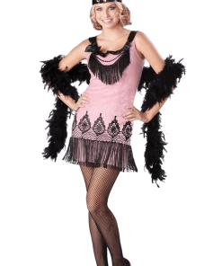 InCharacter Costumes Pink Flirty Flapper Costume All Womens Costumes