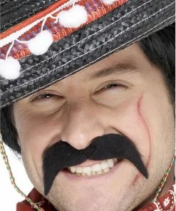 Smiffys All Mens Costumes Mexican Moustache