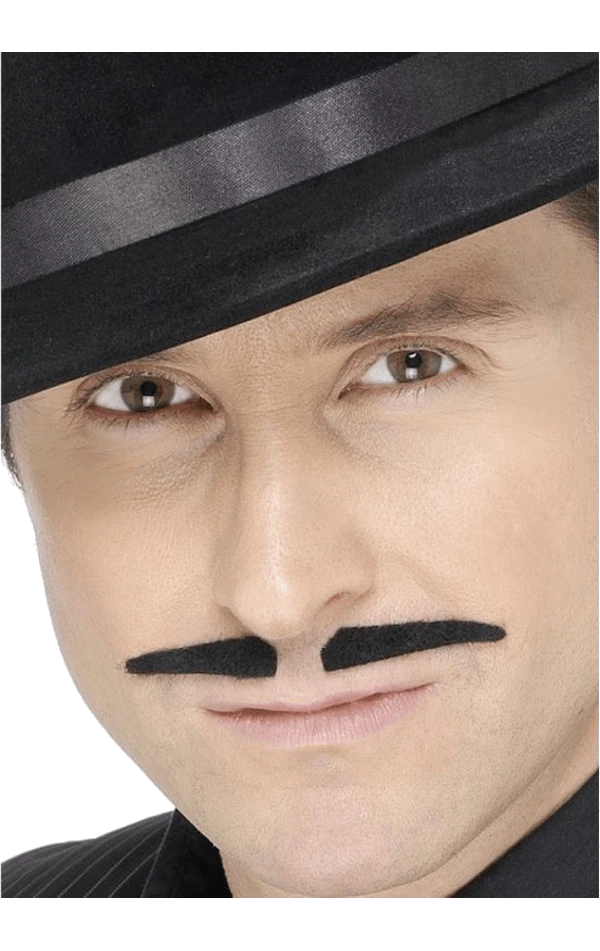 Smiffys Black Spiv Moustache Accessories