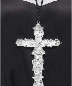 Smiffys Metallic Ornate Cross Nuns
