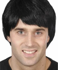 Smiffys Fred Flintstone Style Black Wig