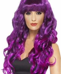 Smiffys Siren Wig PURPLE