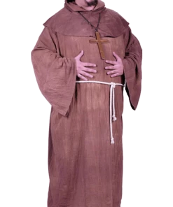 Palmer Adult Medieval Monk Costume (Plus Size) Adults
