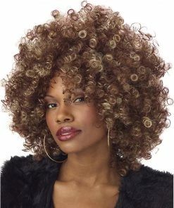 California Costumes Brown Afro Wig - Fine Foxy Fro 1970s