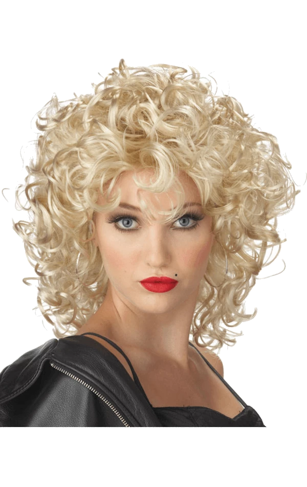Generic All Womens Costumes Adult Bad Girl Blonde 80s Fancy Dress Wig