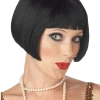California Costumes All Womens Costumes 1920s Flapper Black Wig