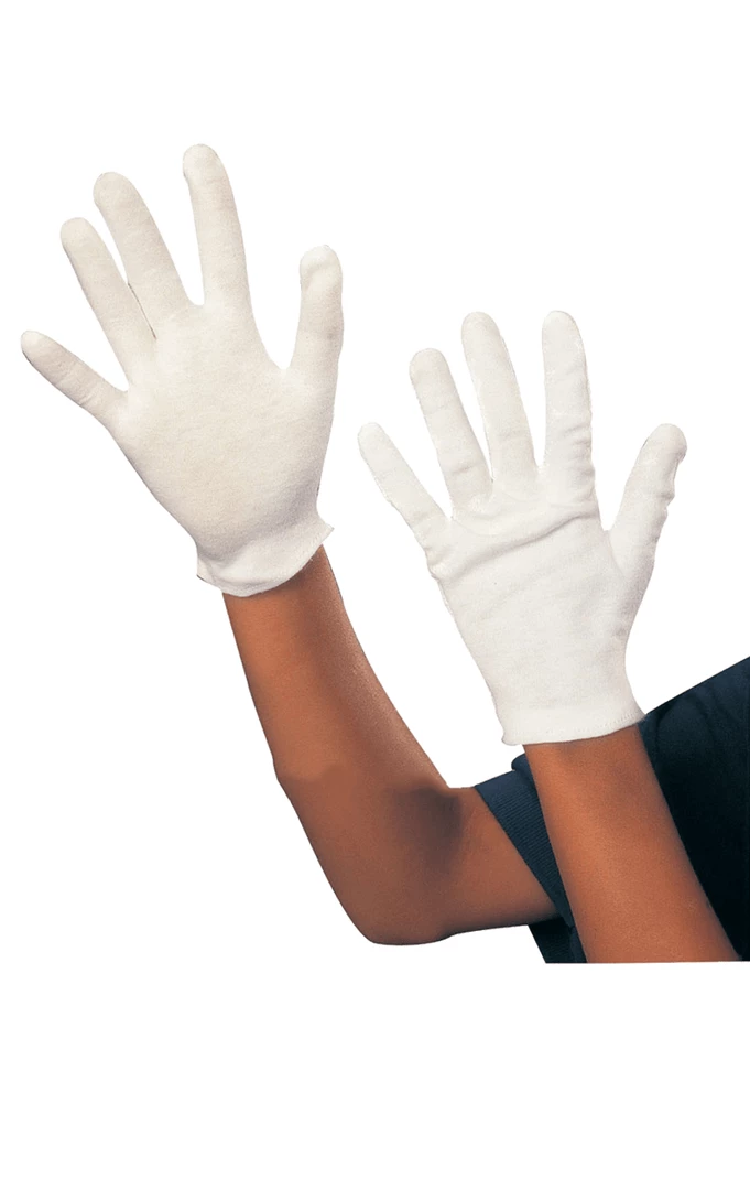 Rubies Halloween Kids White Gloves