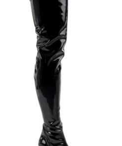 Pleaser USA Black Thigh High Boots Adults