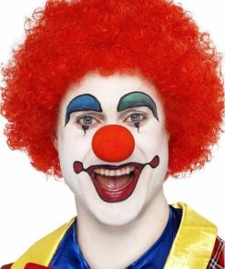 Bristol Novelty Accessories Red Afro Clown Wig