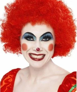 Bristol Novelty Accessories Red Afro Clown Wig