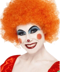 Bristol Novelty Accessories Economy Clown Wig In ORANGE