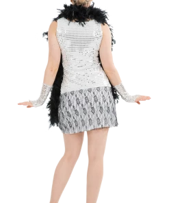 Orion Costumes All Mens Costumes Silver Flapper Costume