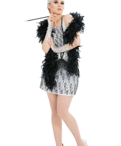 Orion Costumes All Mens Costumes Silver Flapper Costume