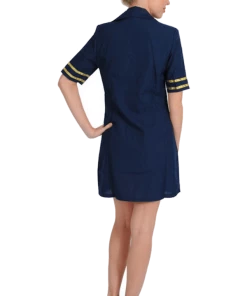 Orion Costumes Adult Sexy Blue Air Hostess Costume