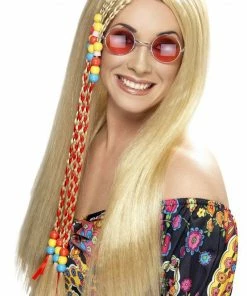 Smiffys All Womens Costumes Hippie Blonde Wig
