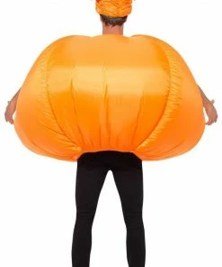 Smiffys Adult Inflatable Pumpkin Halloween Costume All Mens Costumes