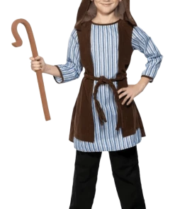 Smiffys Child Shepherd Nativity Costume With Staff