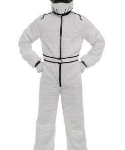 Orion Costumes White Race Suit And Helmet All Mens Costumes