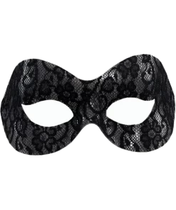 Bristol Novelty Black Lace Domino Mask