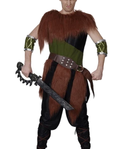 Bristol Novelty Adult Fur Viking Man Costume