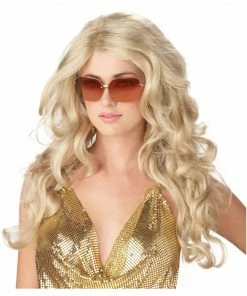 California Costumes All Womens Costumes Super Model Blonde Wig