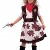 Bristol Novelty All Girls Costumes Child Cowgirl Costume With Hat