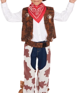 Bristol Novelty Child Cowboy Costume With Hat Kids