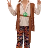 Bristol Novelty Child 60s 70s Fringed Hippie Fancy Dress Costume Kids