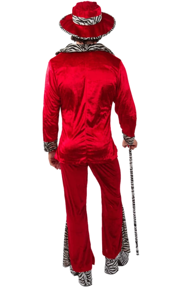 Orion Costumes All Mens Costumes Red Pimp Costume & Hat