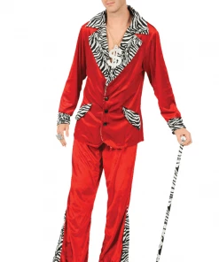 Orion Costumes All Mens Costumes Red Pimp Costume & Hat