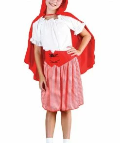 Bristol Novelty All Girls Costumes Childrens Red Riding Hood Girl Costume