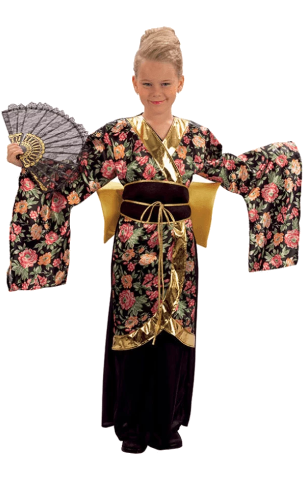 Bristol Novelty All Girls Costumes Child Geisha Japanese Costume