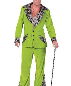 Orion Costumes All Mens Costumes Adult Green Pimp Costume