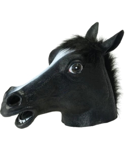 Bristol Novelty Adult Black Beauty Horse Mask Animals