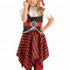Rubies Child Girls Pirate Kids Fancy Dress Costume & Hat